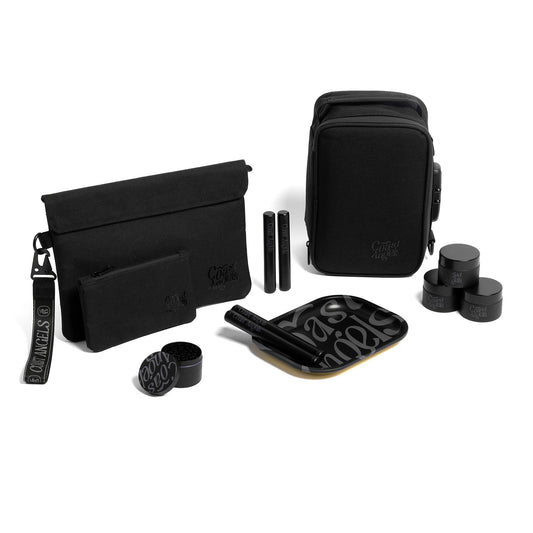 Ultimate collection bundle accessories on white background